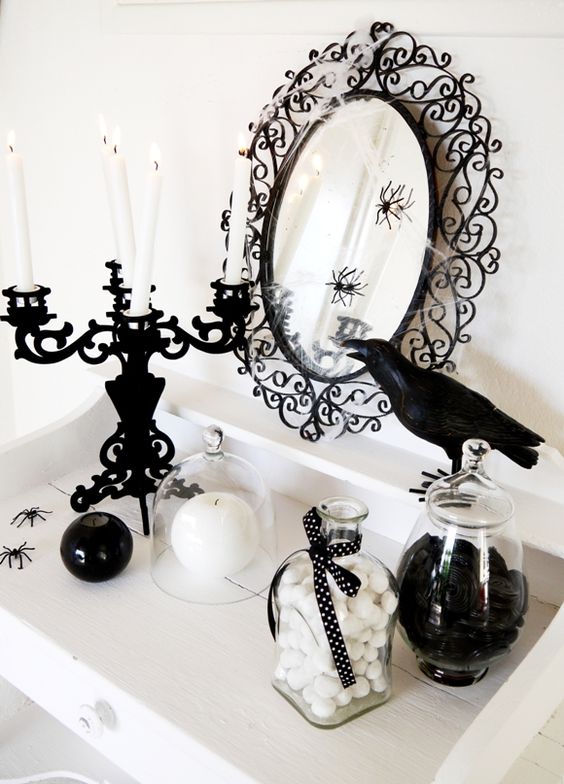 halloween_decoración_ideas_inspiraciones_en_blanco_y_negro