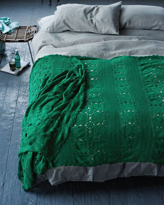 Verde esmeralda, inspiraciones para decorar-ideas-decoración-aprende a decorar-dormitorio