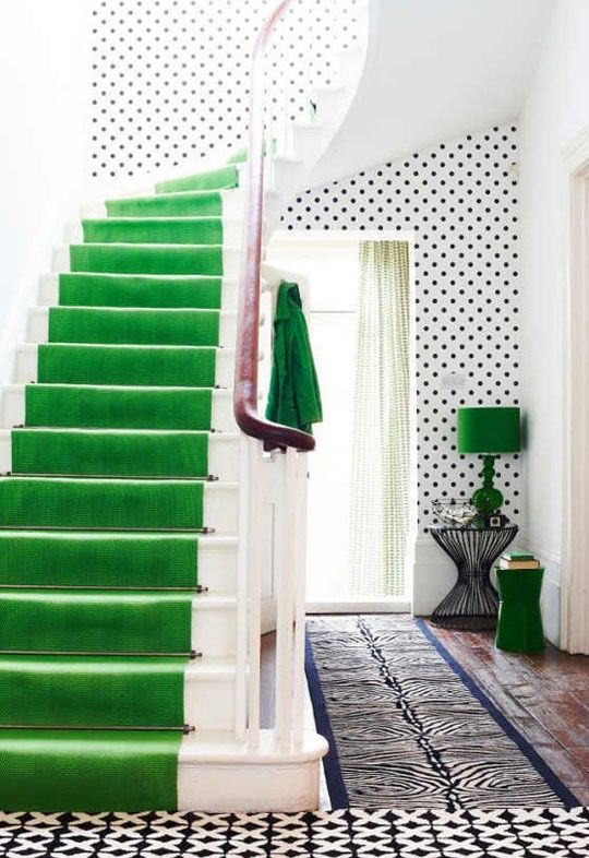 Verde esmeralda, inspiraciones para decorar-ideas-decoración-aprende a decorar-recibidor