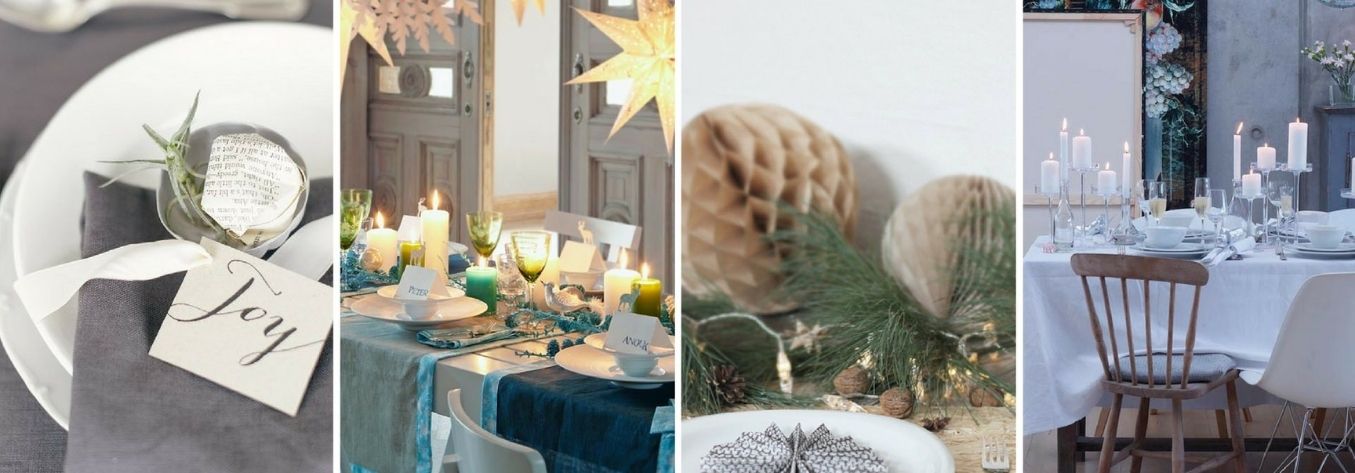 4 ideas fáciles para decorar la mesa de Navidad