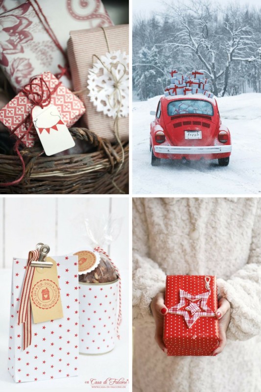 Ideas_para_envolver_regalos_en_Navidad_inspiraciones_decoración_manualidades_rojo_blanco