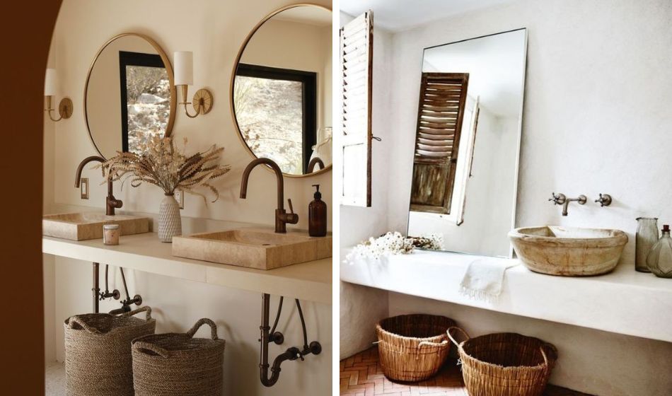 Cómo decorar un baño con estilo natural?