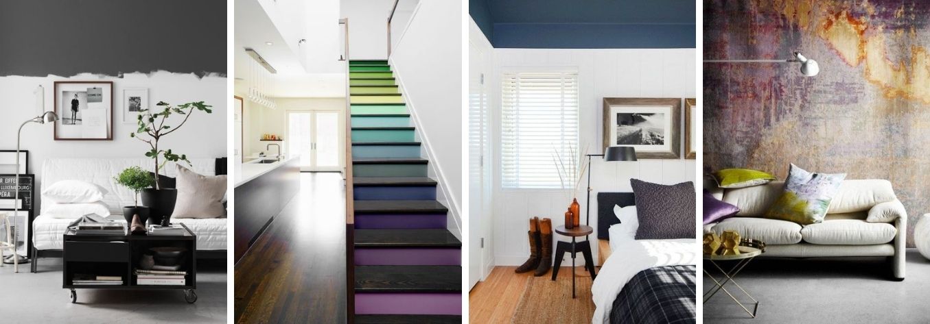 Guía de colores para pintar la casa  Colored ceiling, Interior design,  Contemporary interior design