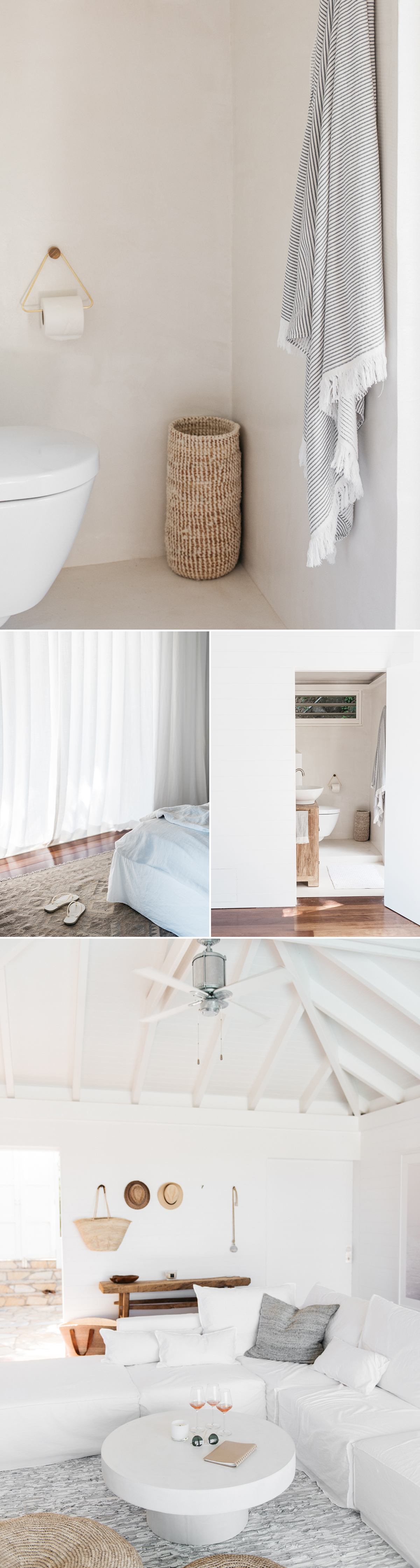 Imágenes de diferentes zonas del hotel decorado en Slow Design