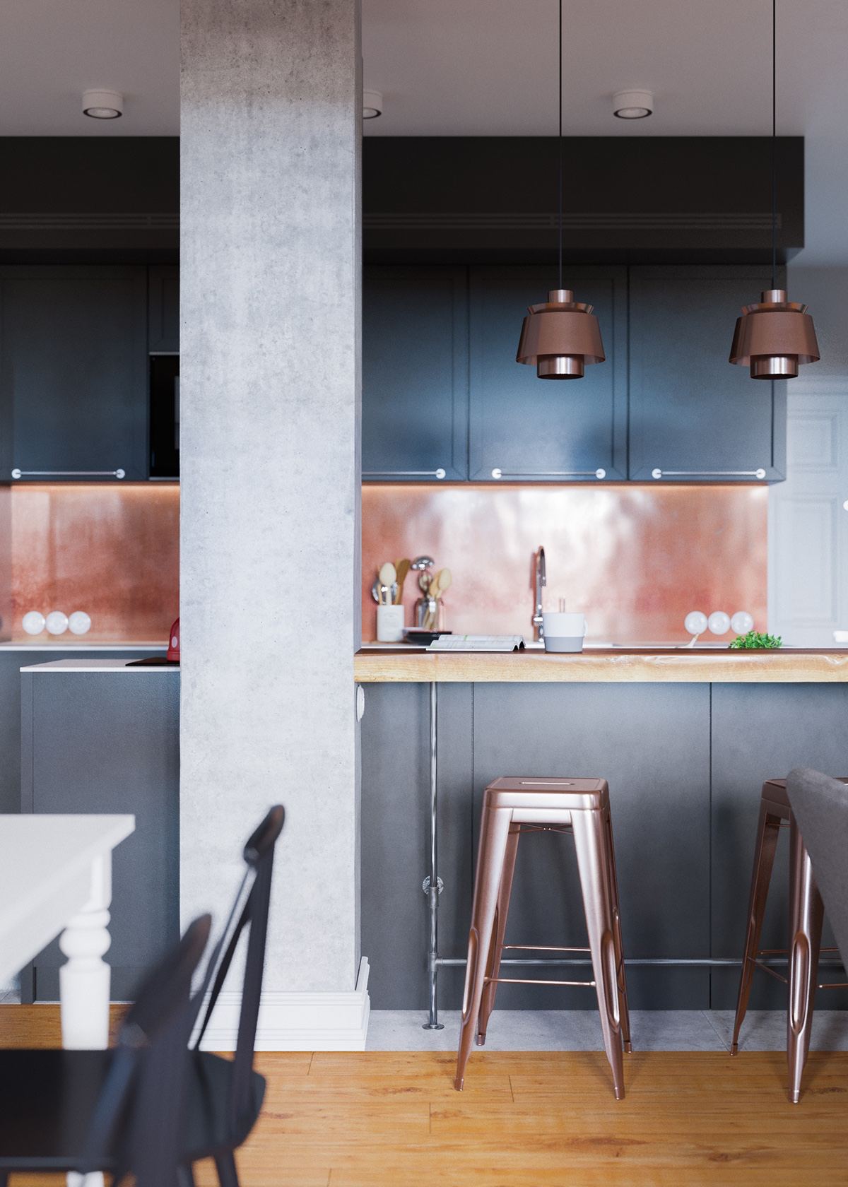 Claves_para_crear_contrastes_de_color_en_la_decoración_espacio_cocina_copper-and-black-kitchen-theme-min