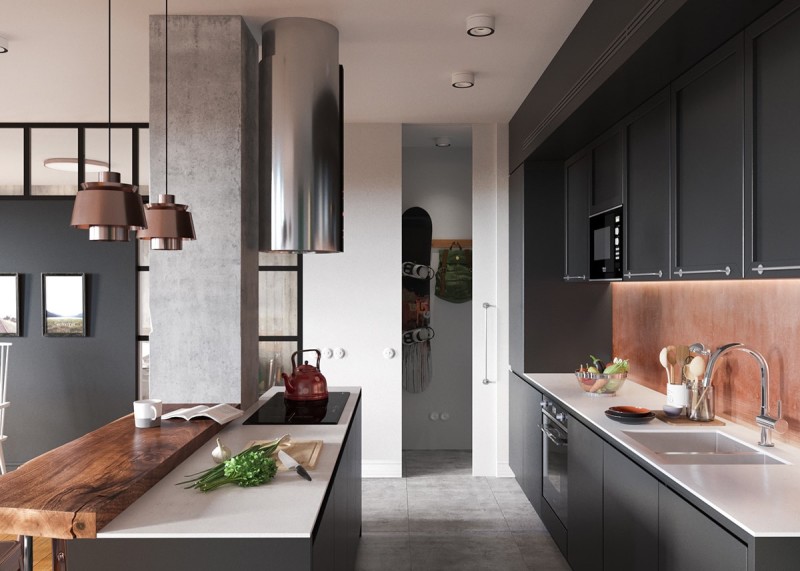 Claves_para_crear_contrastes_de_color_en_la_decoración_espacio_cocina_industrial-kitchen-with-copper-and-wood-min